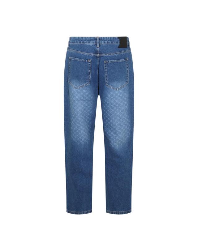 데일리 페이퍼 [해외직구][Q11]DAILY PAPER 2610176MID BLUE 남성 데님진 청바지 MID BLUE DENIM JEANS 착용컷