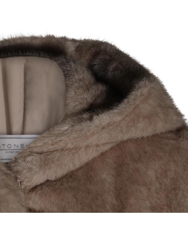 안토넬리 피렌체 [해외직구][S27]ANTONELLI FIRENZE P3099376122 여성 퍼자켓 퍼코트 BEIGE FUR JACKET 착용컷