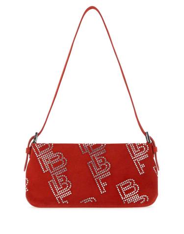 [해외직구][X45]BY FAR 22PFDULSPMSNCMED PM 여성 토트백 쇼퍼백 탑핸들백 핸드백 Embellished suede Dulce shoulder bag