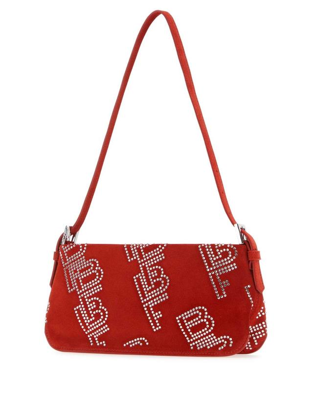 바이파 바이 파 [해외직구][X45]BY FAR 22PFDULSPMSNCMED PM 여성 토트백 쇼퍼백 탑핸들백 핸드백 Embellished suede Dulce shoulder bag 착용컷