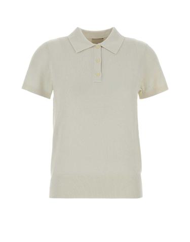 [해외직구][X45]캘빈클라인 LV044G311G YAS 여성 폴로 피케셔츠 White knit polo shirt