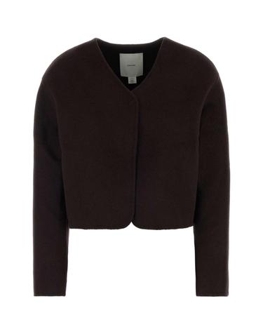 [해외직구][X45]캘빈클라인 LV044G508G 1G3 여성 자켓 베스트 다운베스트 질렛 Dark brown wool blend blazer