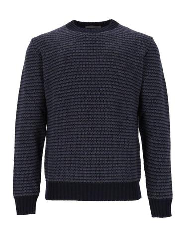 [해외직구][A94]CORNELIANI 28M5182A25128001 남성 스웨터 니트 가디건 CORNELIANI CORNELIANI Striped Crew Neck Sweater