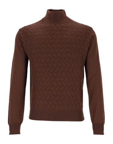 [해외직구][A94]CORNELIANI 28M5092A25136033 남성 스웨터 니트 가디건 CORNELIANI CORNELIANI Turtleneck With Inlays