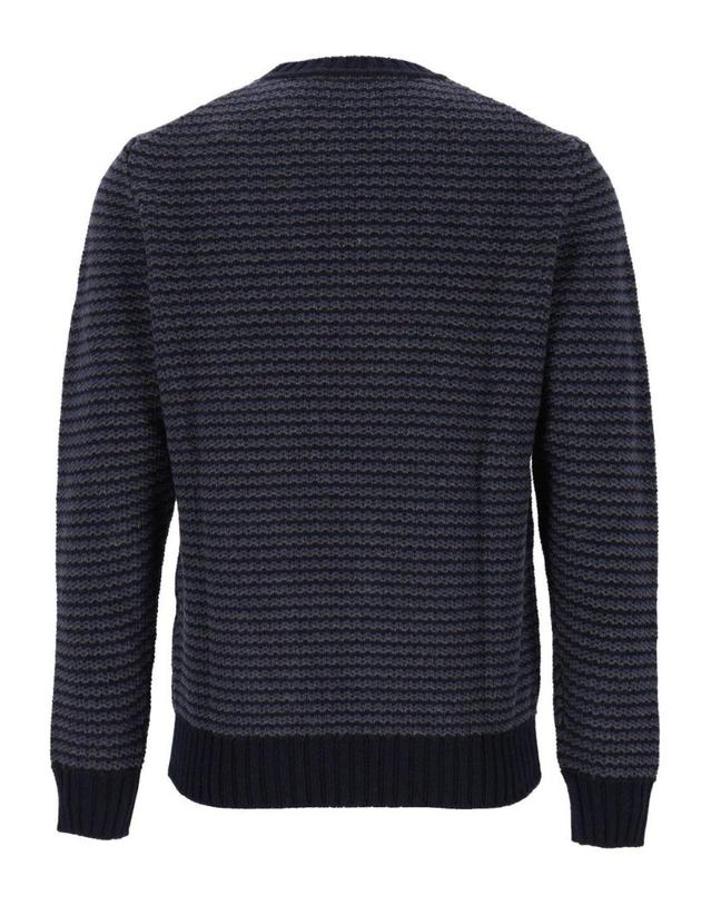 꼬르넬리아니 코르넬리아니 [해외직구][A94]CORNELIANI 28M5182A25128001 남성 스웨터 니트 가디건 CORNELIANI CORNELIANI Striped Crew Neck Sweater 착용컷