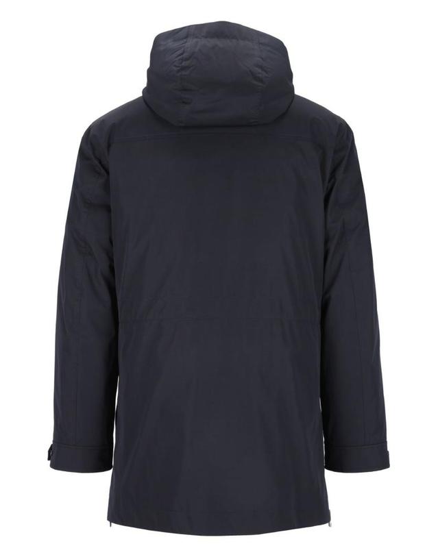 꼬르넬리아니 코르넬리아니 [해외직구][A94]CORNELIANI 2825V22A20146001 남성 블레이저 자켓 CORNELIANI CORNELIANI Hooded Long Down Jacket 착용컷