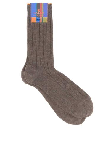 [해외직구][X45]GALLO AP516557 10823 남성 양말 삭스 Dove grey stretch cotton blend socks