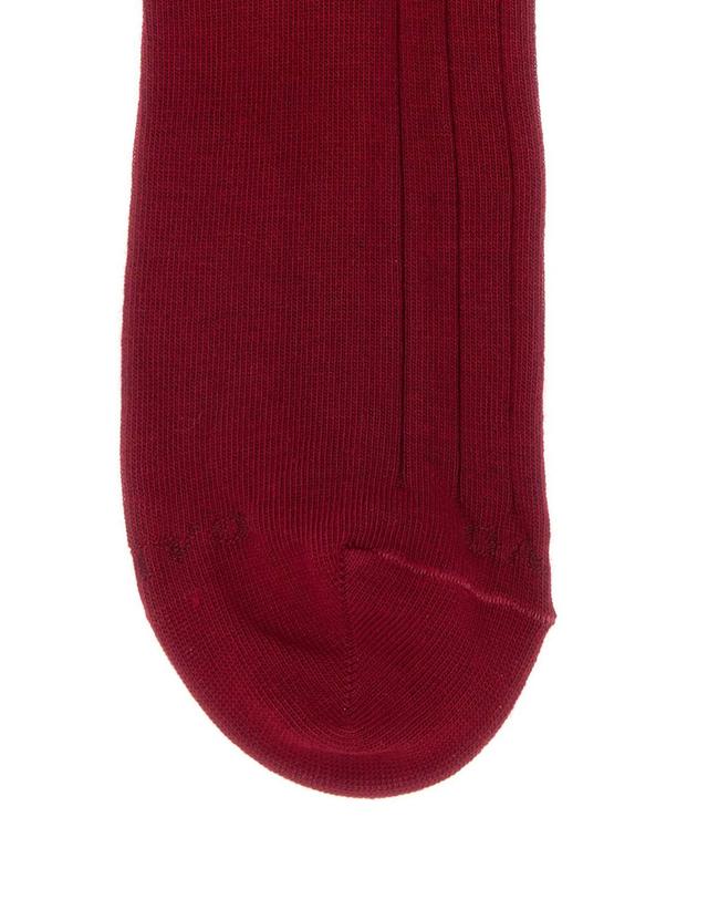 갈로 [해외직구][X45]GALLO AP516557 13615 남성 양말 삭스 Red stretch cotton blend socks 착용컷