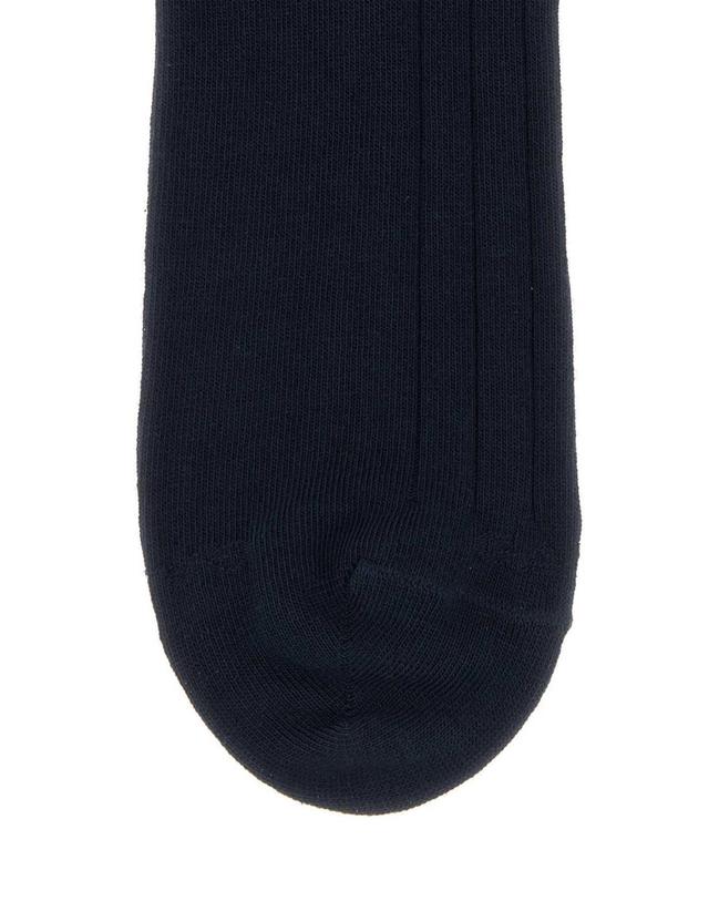 갈로 [해외직구][X45]GALLO AP516557 12588 남성 양말 삭스 Midnight blue stretch cotton blend socks 착용컷