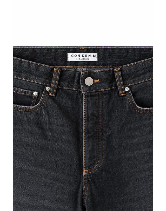 아이콘데님 아이콘 데님 [해외직구][W63]ICON DENIM JOSHGR1066 NOIR 남성 데님진 청바지 하의 Jeans Icon Denim Los Angeles in Denim Nero 착용컷