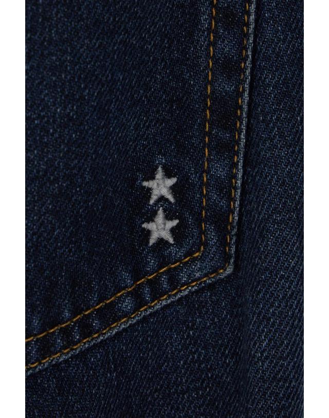 아이콘데님 아이콘 데님 [해외직구][W63]ICON DENIM ID8757 DARKBLUE 남성 데님진 청바지 하의 JEANS 착용컷