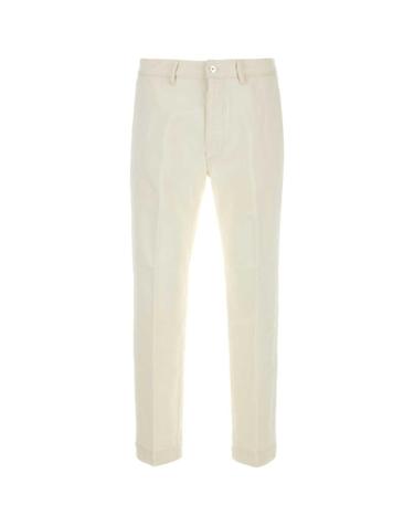 [해외직구][X45]NINE IN THE MORNING 9SS25TI77H48 MILK 남성 바지 면바지 조거 카고 와이드 White cotton Tim pant
