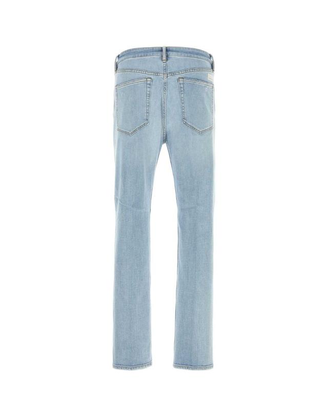 나인 인 더 모닝 [해외직구][X45]NINE IN THE MORNING 9SS25THR11DEST R02 남성 데님 청바지 진 Stretch denim Asthor jeans 착용컷