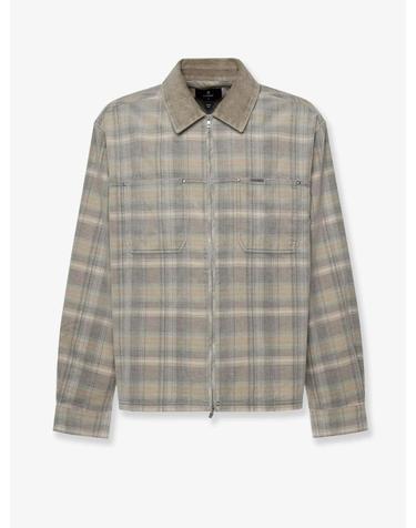 [해외직구][N85]리프리젠트 MLM100569 남성 셔츠 남방 REPRESENT Corduroy shirt with check motif