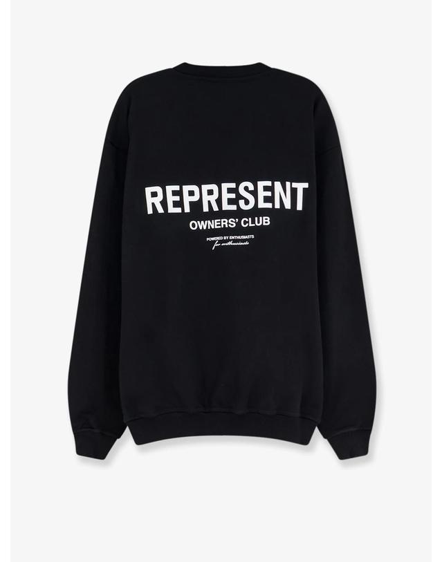 리프레젠트 리프리젠트 [해외직구][N85]리프리젠트 OCM41115 남성 맨투맨 후드 스웨트셔츠 REPRESENT Cotton sweatshirt with printed logo on the front 착용컷