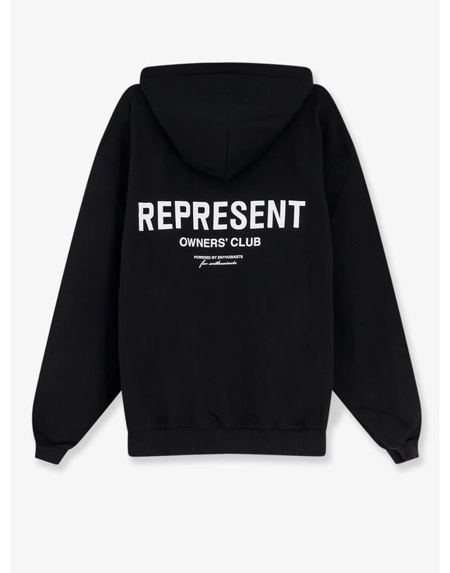 리프레젠트 리프리젠트 [해외직구][N85]리프리젠트 OCM41113 남성 맨투맨 후드 스웨트셔츠 REPRESENT Cotton sweatshirt with printed logo on the front 착용컷