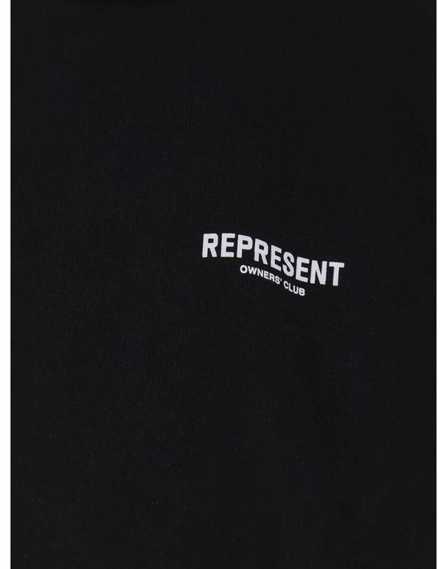 리프레젠트 리프리젠트 [해외직구][N85]리프리젠트 OCM41113 남성 맨투맨 후드 스웨트셔츠 REPRESENT Cotton sweatshirt with printed logo on the front 착용컷