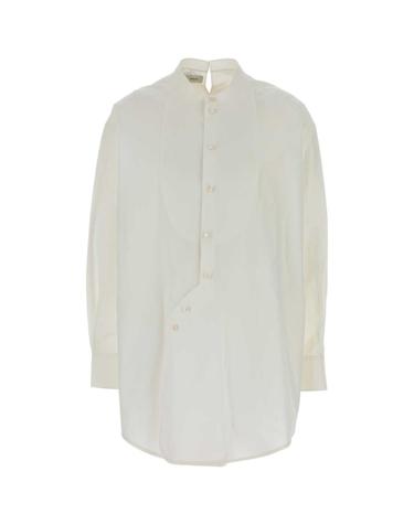 [해외직구][X45]까르뱅 6252K21082 N000 여성 셔츠 남방 블라우스 White cotton oversize shirt