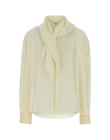 [해외직구][X45]까르뱅 6252K21135 N002 여성 셔츠 남방 블라우스 Ivory silk shirt
