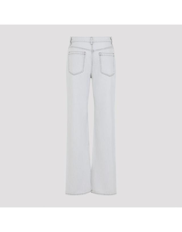 까르뱅 [해외직구][D14]까르뱅 6262K21020 N904 LIGHT GREY WASH 여성 데님진 청바지 하의 Carven 5 Pockets Jeans 착용컷