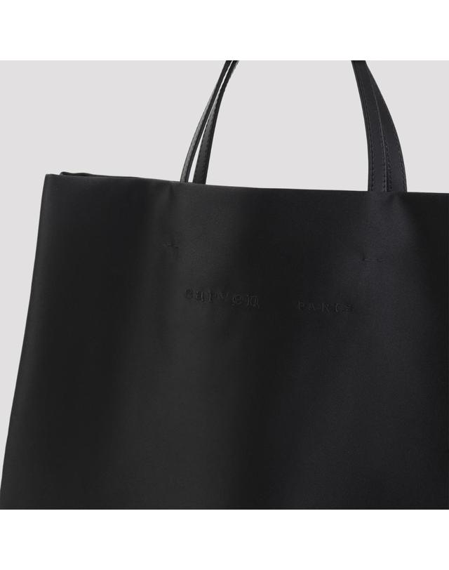 까르뱅 [해외직구][D14]까르뱅 6251161429 N999 DEEP BLACK 여성 토트백 탑핸들백 쇼퍼백 Carven Jeanne Bag 착용컷