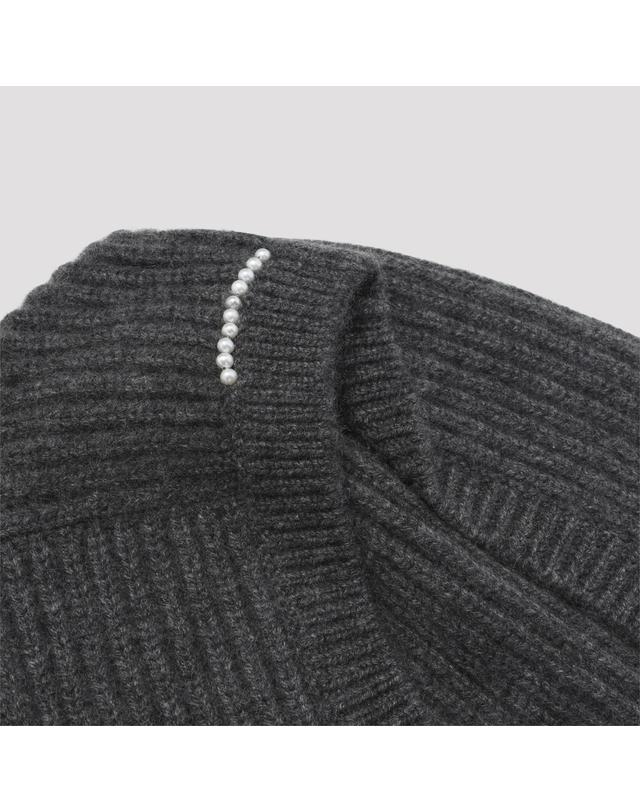 까르뱅 [해외직구][D14]까르뱅 6262161219 N995 CHARCOAL 여성 스카프 목도리 머플러 숄 Carven Hood 착용컷