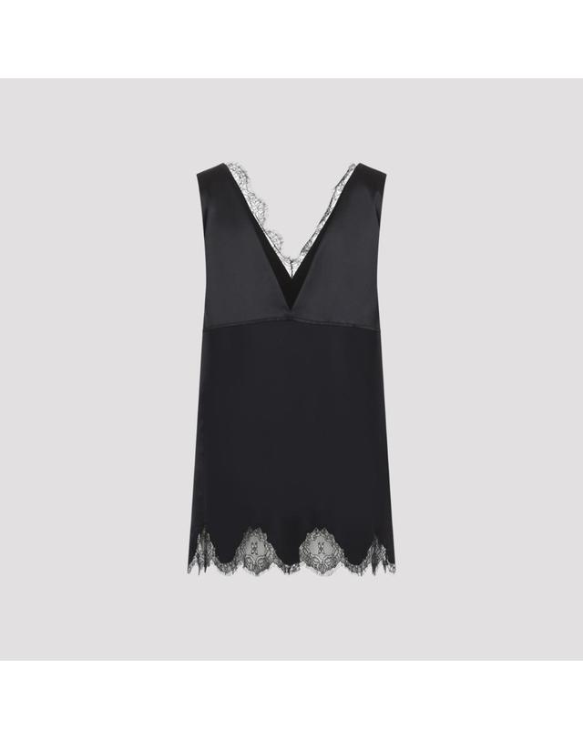 까르뱅 [해외직구][D14]까르뱅 6262K21112 N999 BLACK 여성 셔츠 남방 블라우스 Carven Liengerie Top 착용컷