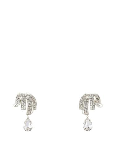 [해외직구][X45]마그다 뷰트림 705926 RHODIUMSILVER 여성 귀걸이 피어싱 이어링 Embellished metal earrings