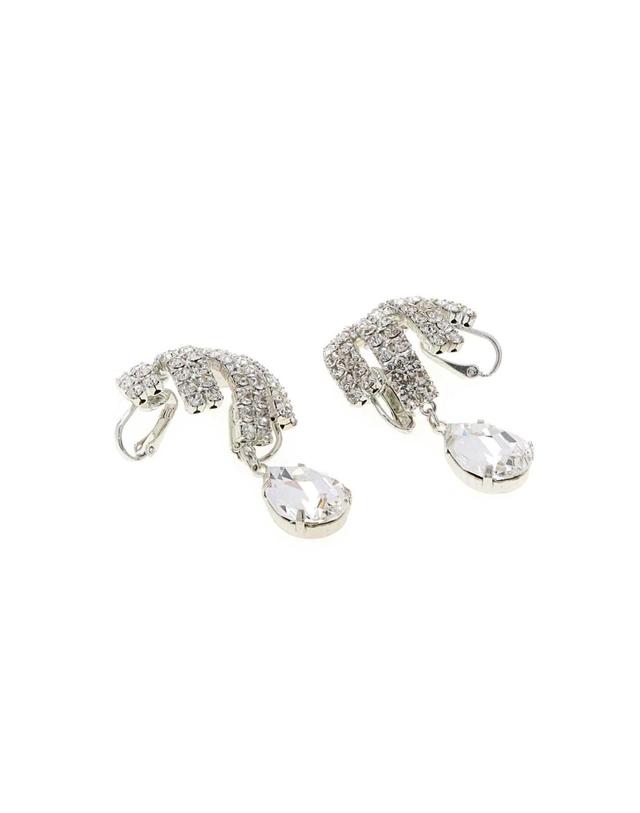 마그다 부트림 [해외직구][X45]마그다 뷰트림 705926 RHODIUMSILVER 여성 귀걸이 피어싱 이어링 Embellished metal earrings 착용컷
