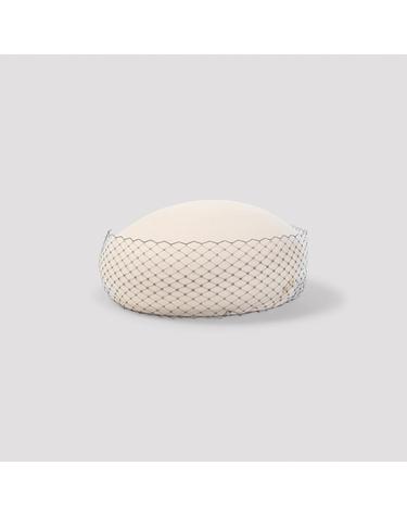 [해외직구][D14]메종미쉘 1088032001 BEIGE BLUSH 여성 모자 캡 비니 버킷햇 Maison Michel New Bonnie Veil Hat