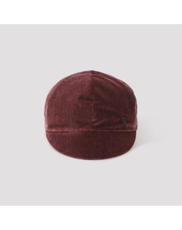 [해외직구][D14]메종미쉘 2676001001 BURGUNDY 여성 모자 캡 비니 버킷햇 Maison Michel Emy Vizor Hat
