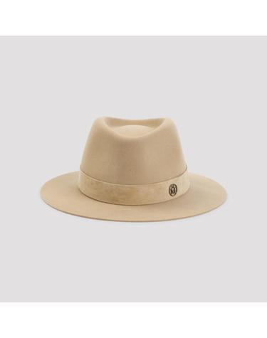 [해외직구][D14]메종미쉘 1003191001 WARM BEIGE 여성 모자 캡 비니 버킷햇 Maison Michel Andre Suede Hat