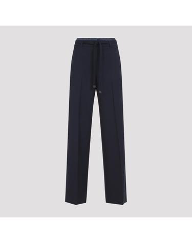 [해외직구][D14]PESERICO A04860AA3472 A61 BLU UNIVERSO 여성 팬츠 하의 트라우저 바지 Peserico Belted Pants