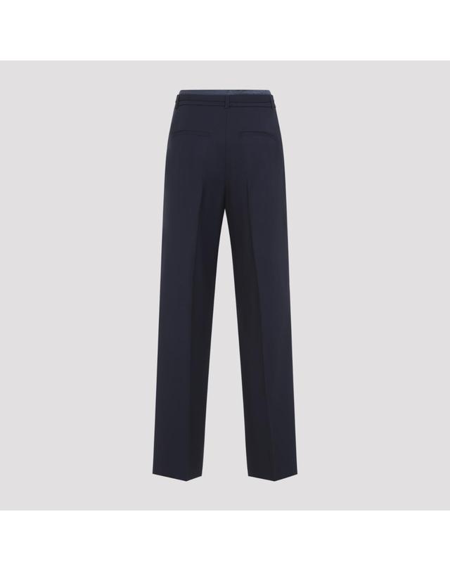 페세리코 [해외직구][D14]PESERICO A04860AA3472 A61 BLU UNIVERSO 여성 팬츠 하의 트라우저 바지 Peserico Belted Pants 착용컷