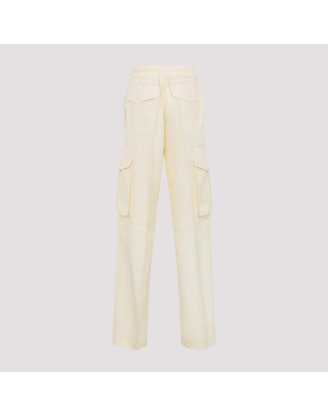 피비 파일로 [해외직구][D14]PHOEBE PHILO DP111SE3515 102VA VANILLA 여성 팬츠 하의 트라우저 바지 Phoebe Philo Crushed Cargo Trousers 착용컷