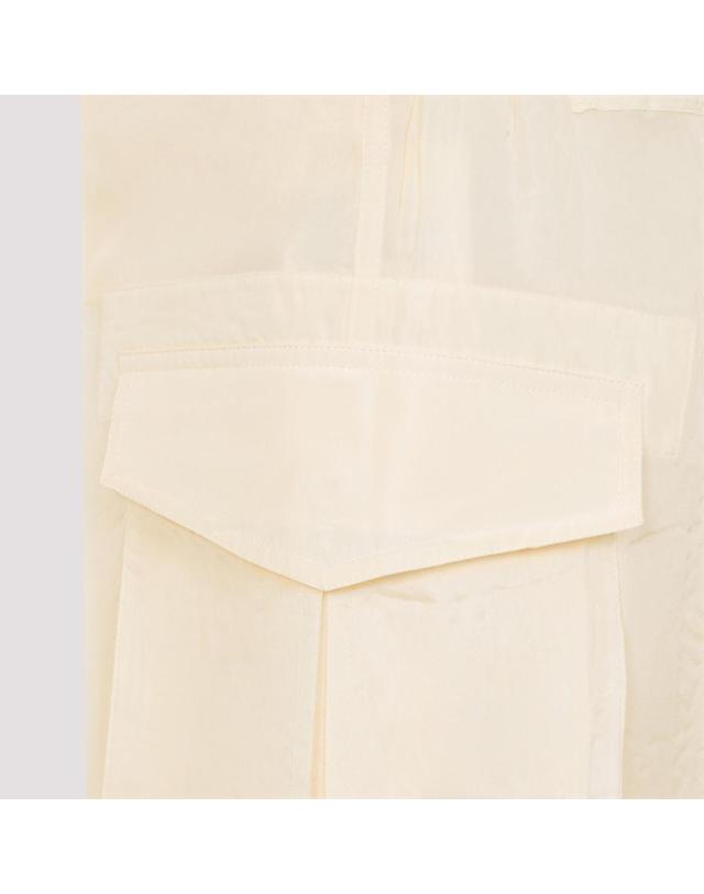 피비 파일로 [해외직구][D14]PHOEBE PHILO DP111SE3515 102VA VANILLA 여성 팬츠 하의 트라우저 바지 Phoebe Philo Crushed Cargo Trousers 착용컷