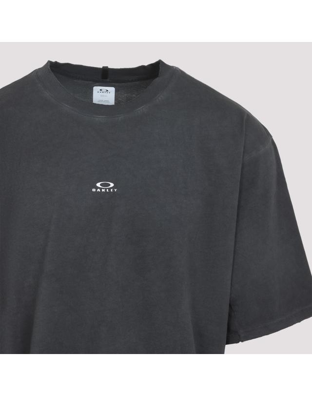 오클리 [해외직구][D14]오클리 FOA408545 021 PITCH BLACK 남성 티셔츠 상의 탑 Oakley Latitude Veil T shirt 착용컷