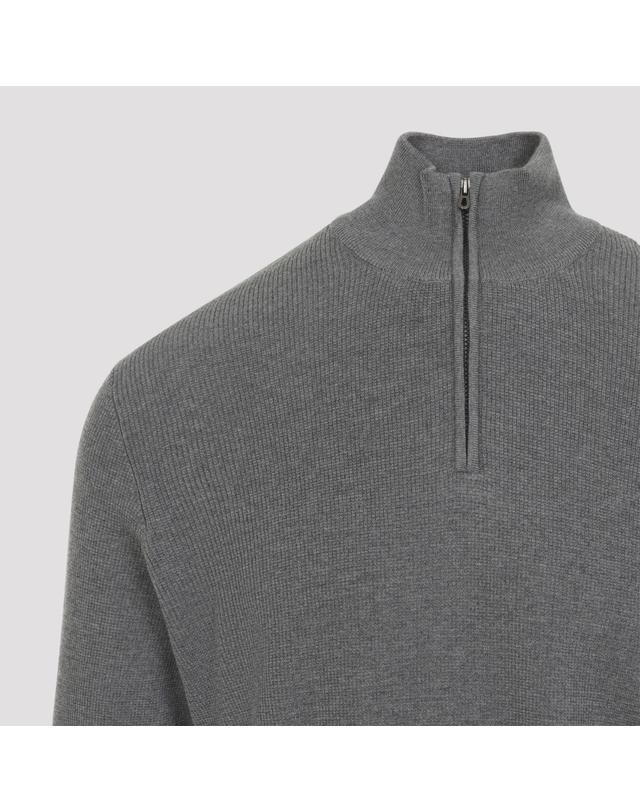씨세 시스 [해외직구][D14]SEASE KP042XG065 N65 GRAPHITE GREY 남성 니트 스웨터 가디건 Sease Waffle Half Zip Turtleneck 착용컷