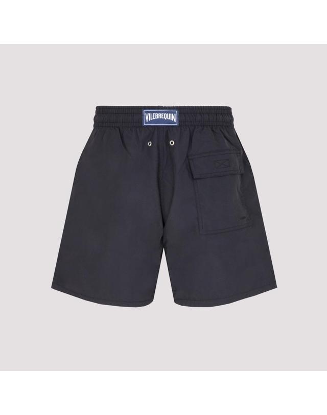 빌브레퀸 [해외직구][D14]빌브레퀸 MOOC4A00 990 NOIR 남성 수영복 스윔팬츠 수영바지 Vilebrequin Moorea Swim Shorts 착용컷
