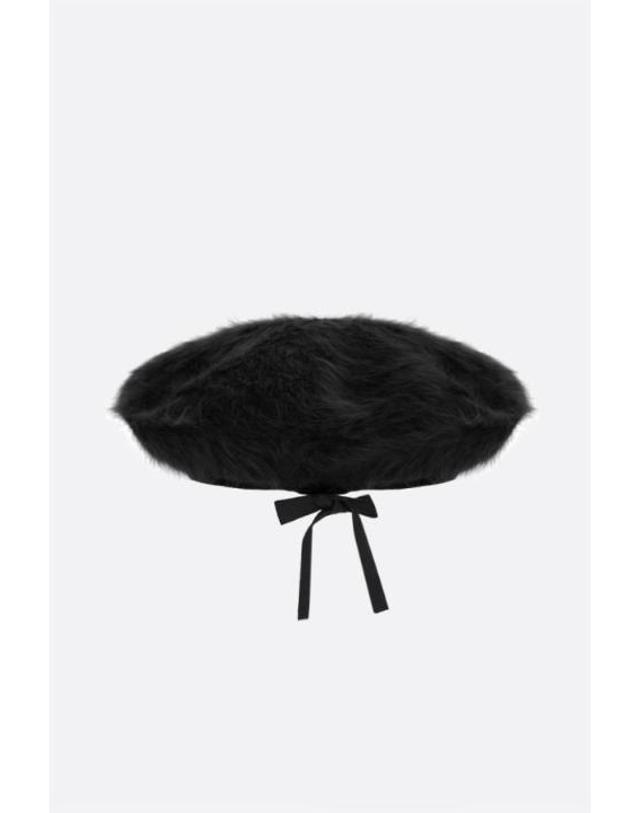 캉골 [해외직구][E32]KANGOL K3575BK001 여성 모자 KANGOL Furgora Big Monty angora blend beret 착용컷