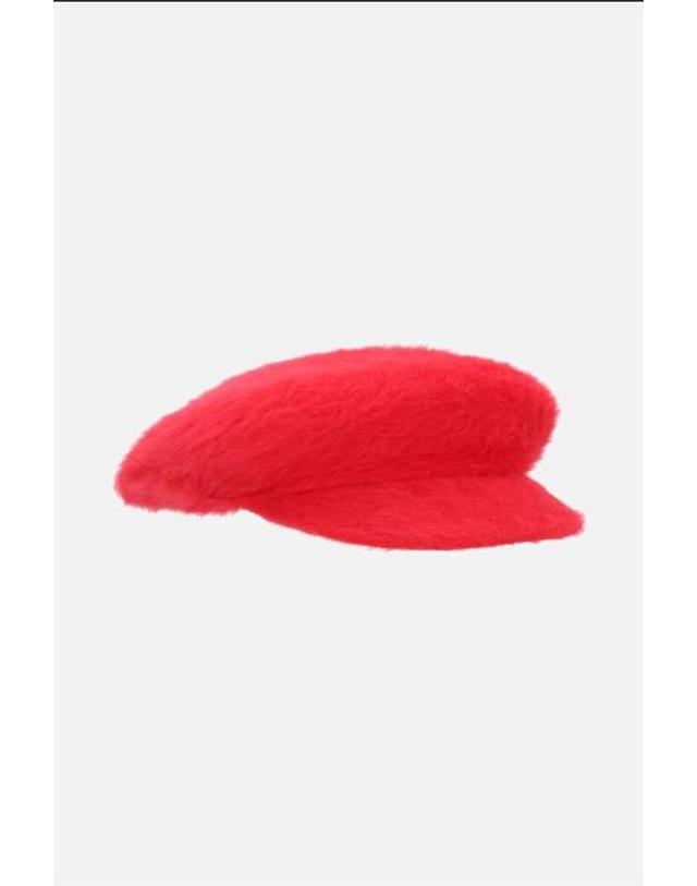 캉골 [해외직구][E32]KANGOL K3574SC613 여성 모자 KANGOL Furgora Apple angora blend visor cap 착용컷