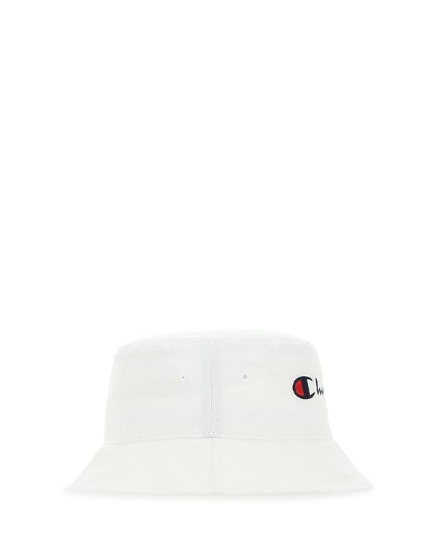 챔피온 [해외직구][X45]챔피온 805556 WW001 여성 모자 버킷햇 비니 캡 White cotton bucket hat 착용컷