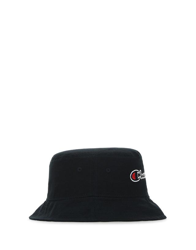 챔피온 [해외직구][X45]챔피온 805556 KK001 여성 모자 버킷햇 비니 캡 Black cotton bucket hat 착용컷