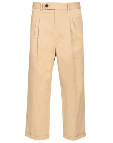 [해외직구][A94]DROLE DE MONSIEUR J BP192 CO214BG 남성 바지 면바지 트라우저팬츠 DROLE DE MONSIEUR DROLE DE MONSIEUR Cropped A Plis Trousers