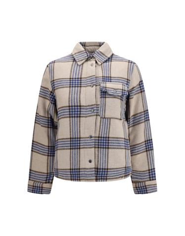 [해외직구][K68]WOOLRICH CFWWOS2028FRUT3046 31221 여성 자켓 베스트 봄버 파카 베스트 블레이저 Alaskan checked wool blend Overshirt