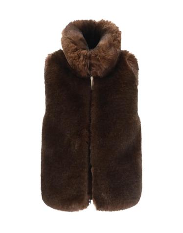 [해외직구][K68]WOOLRICH CFWWVE2006FRUT5555 6679 여성 자켓 베스트 봄버 파카 베스트 블레이저 Hybrid faux fur and quilted nylon Vest