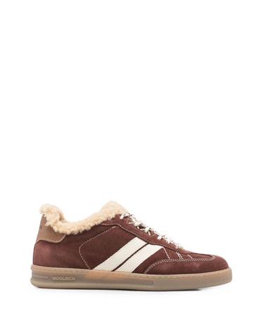 [해외직구][P13]WOOLRICH WFW262514ASMEW 여성 로우탑 하이탑 스니커즈 단화 에스빠듀 로퍼 구두 WOOLRICH LEATHER SNEAKERS