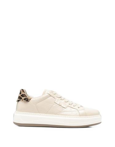 [해외직구][P13]WOOLRICH WFW262520CV0ES 여성 로우탑 하이탑 스니커즈 단화 에스빠듀 로퍼 구두 WOOLRICH LEATHER SNEAKER