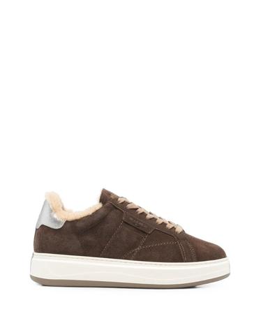 [해외직구][P13]WOOLRICH WFW262521BDMEN 여성 로우탑 하이탑 스니커즈 단화 에스빠듀 로퍼 구두 WOOLRICH LEATHER SNEAKERS