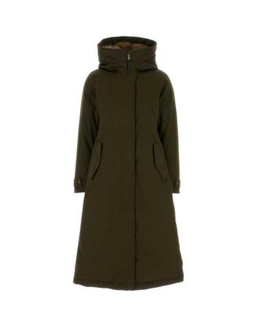 [해외직구][X45]WOOLRICH CFWWOU2239FRUT1974 614 여성 패딩 다운자켓 다운베스트 푸퍼자켓 Khaki cotton Best down jacket